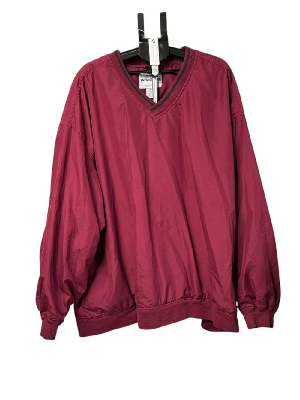 Men's WearGuard® BreezeMaster™ Pullover Windshirt - Burgandy - 4XL